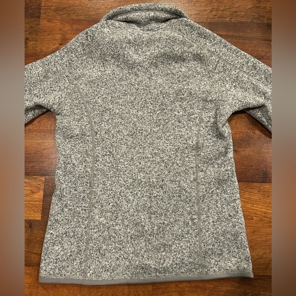 Patagonia Better Sweater Gray 1/4 Zip Fleece Long Sleeve Knit Top Warm Small - Picture 7 of 7